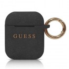 Guess Airpods case GUACCSILGLBK black Silicone